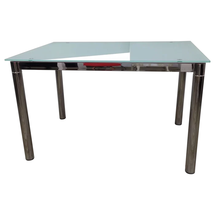 METAL TABLE 120X80CM CHROME