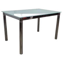 METAL TABLE 120X80CM CHROME