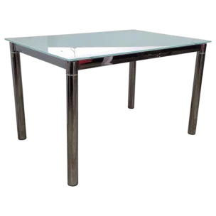METAL TABLE 120X80CM CHROME