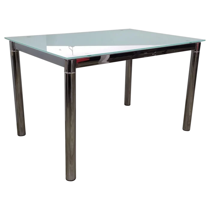 METAL TABLE 120X80CM CHROME