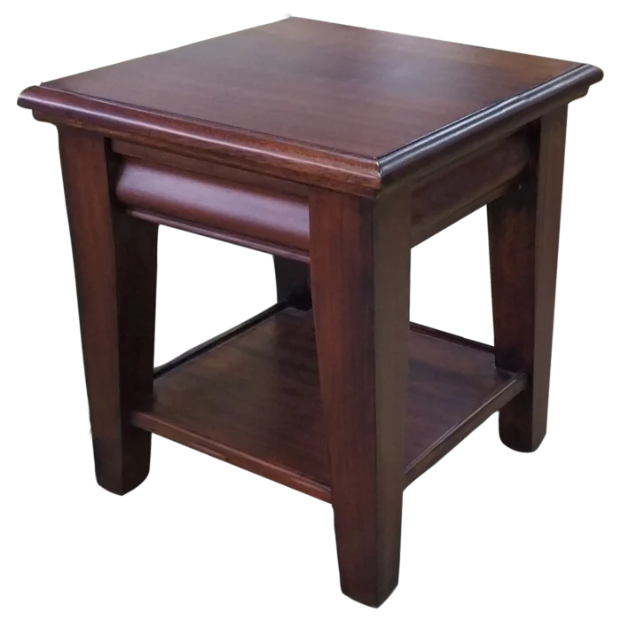 JAMES END TABLE - Night Stand - side table - coffee table 40X40X50