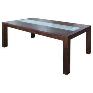 Coffee TABLE With Glass 60X120X45 WENGE
