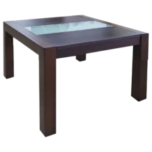 Coffee Table - Solide Wood - Anthracite - 90X90X45