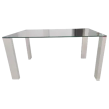 DINING TABLE GLOSSY LEGS 150x90xH76cm