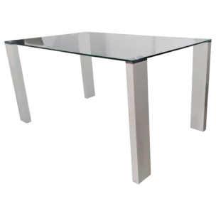 DINING TABLE GLOSSY LEGS 150x90xH76cm