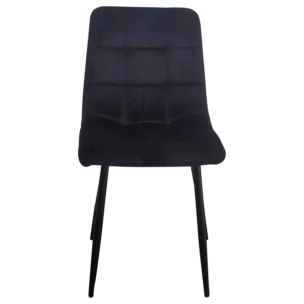 Celina Dining Chair — Velvet — Black - W55xD45xH87.5 (SH50)cm