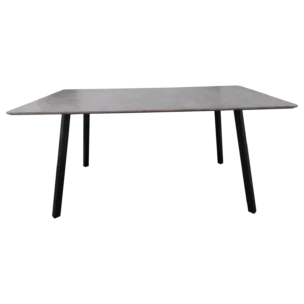 Leicester Dining Table — Marble, MDF, Veneer — Black — 160(W) x 90(D) x 75(H) cm