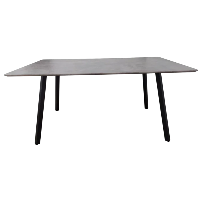 Leicester Dining Table — Marble, MDF, Veneer — Black — 160(W) x 90(D) x 75(H) cm