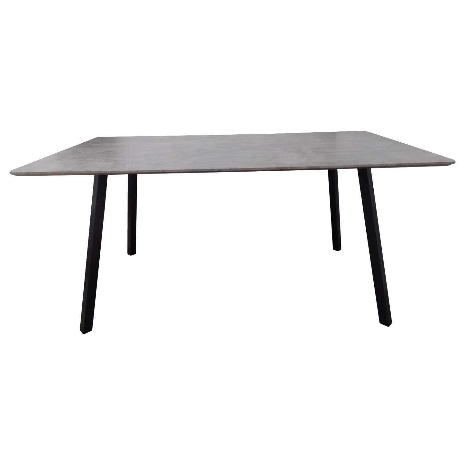 12208039044_UDT8060-1 Leicester Dining Table — Marble, MDF, Veneer — Black — 160(W) x 90(D) x 75(H) cm