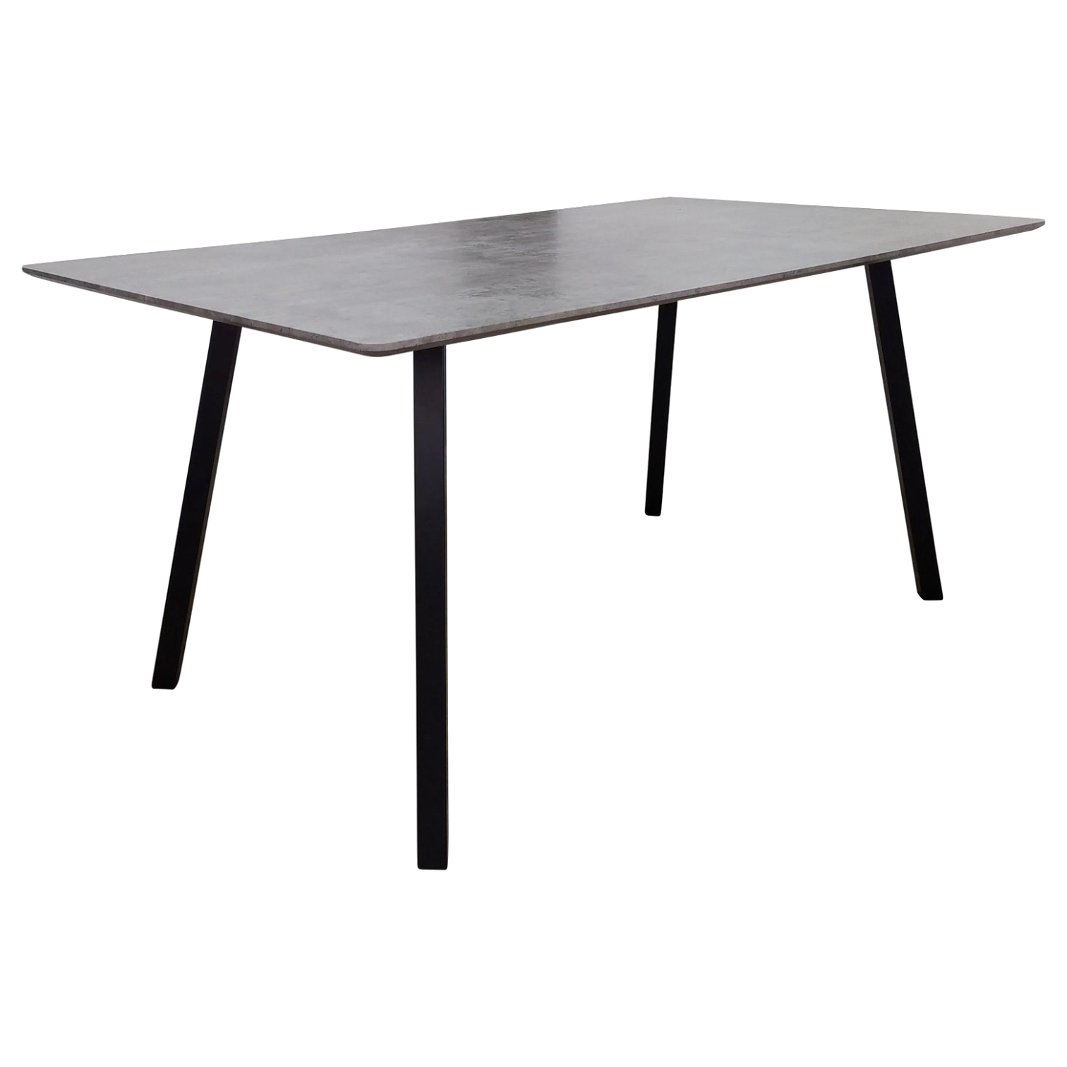 12208039044_UDT8060 Leicester Dining Table — Marble, MDF, Veneer — Black — 160(W) x 90(D) x 75(H) cm