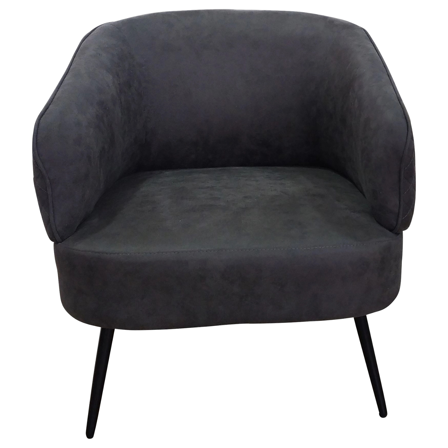 12208039054_UL-HSF212001 Living Room 1st Sofa - Zabbar — Fabric — Dark Grey