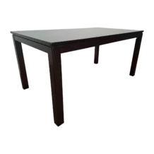 Helsinki Dining Table — Oak, Solid Wood, Wood — Cappuccino— 160x90xH76cm