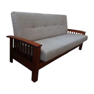 Trosa SofaBed Sofa — Fabric, Oak, Solid Wood — Beige, Oak, Natural — 213(L) x 97(D) x 97(H) cm