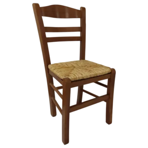 CHAIR CLASSIC WITH STRAW 37X37X92