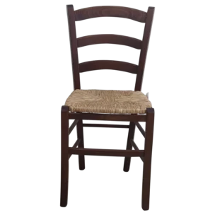 Wicker Chair — Solid Wood, Wood — Natural — 41(L) x 38(D) x 92(H) cm