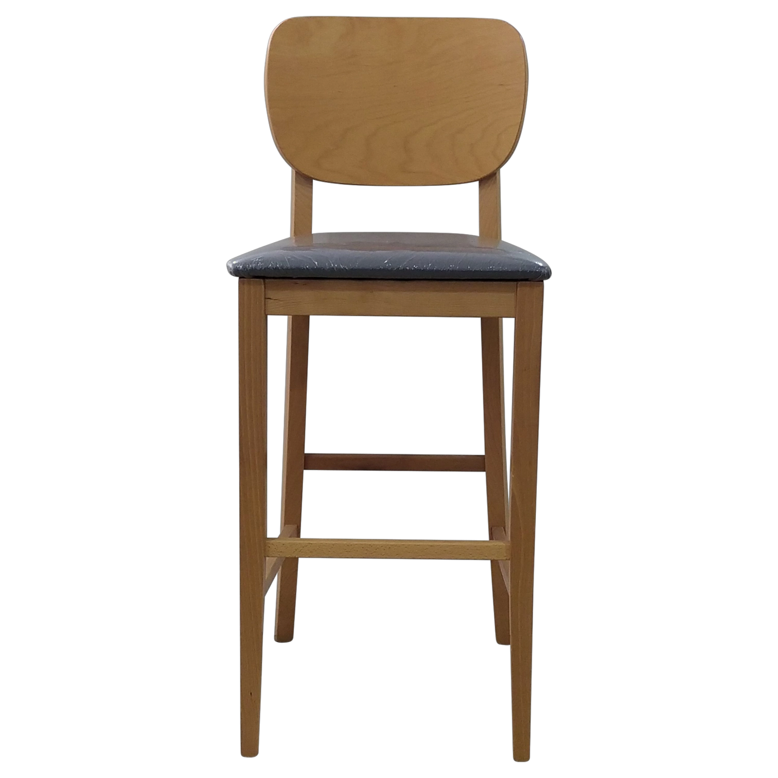 12238039030_CODE Code — Leather, Wood — Black,Natural - W44xD43xH73x110 cm