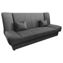 Sofabed — Tiko — Microfibre — Grey - 204x90/120xH93cm