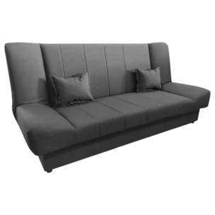 Sofabed — Tiko — Microfibre — Grey - 204x90/120xH93cm