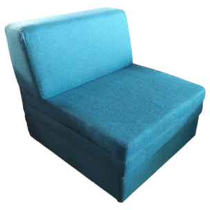 Rainbow SofaBed — light Blue - Fabric - L87xW97xH47/88cm