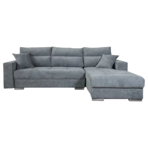 Arctic Corner Sofa — Fabric - Grey - L270xD190xH88cm
