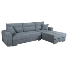 Arctic Corner Sofa — Fabric - Grey - L270xD190xH88cm