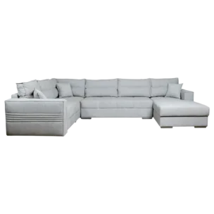 Arctic U Corner Sofa — Fabric - Grey - L340xD242xD190xH88cm