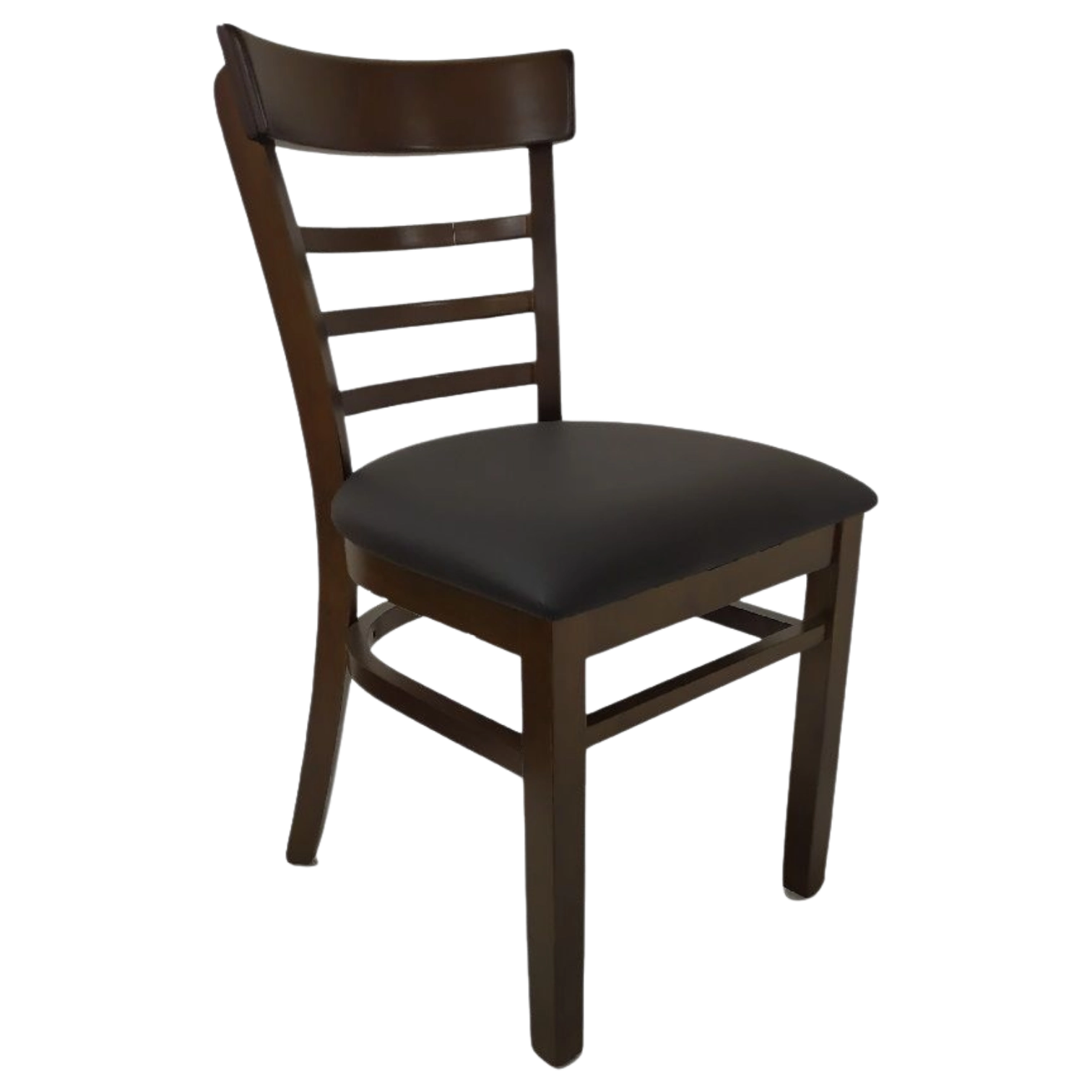 12284039001_1981-TS-R276 WOODEN DINING CHAIR PVC W 430 x D 420 x H 825 mm