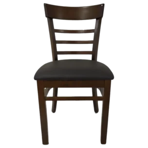 WOODEN DINING CHAIR PVC W 430 x D 420 x H 825 mm