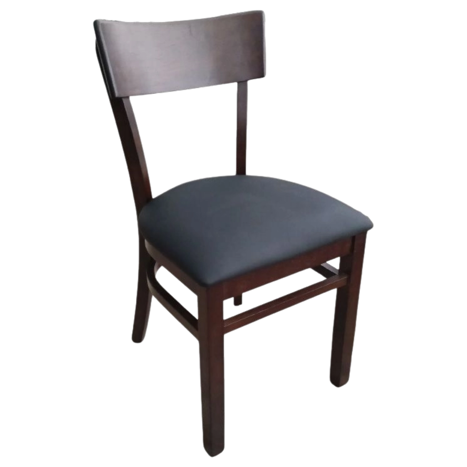 12284039003_TS-R006-PVC WOODEN DINING CHAIR PVC W43xD42xH82.5cm