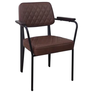 METAL ARMCHAIR WITH PU