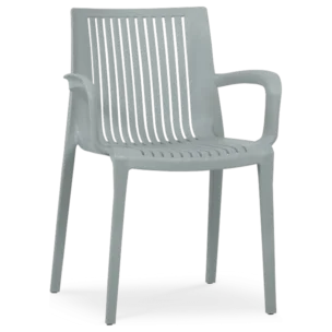 OutDoor armChair- Dallas - plastic/polypropylene - lifht green- W56xD57xH82cm