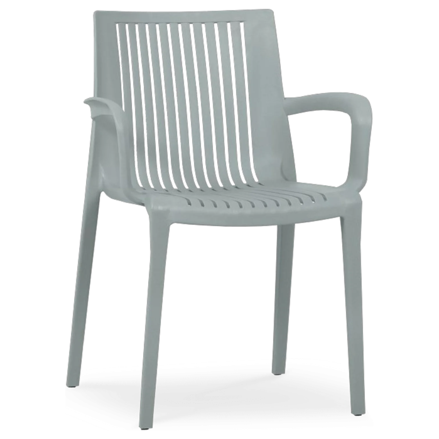 1231004007_2923-DALLAS OutDoor armChair- Dallas - plastic/polypropylene - lifht green- W56xD57xH82cm