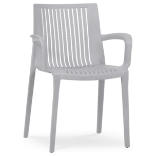 OutDoor armChair- Dallas - plastic/polypropylene - taupe - W56xD57xH82cm