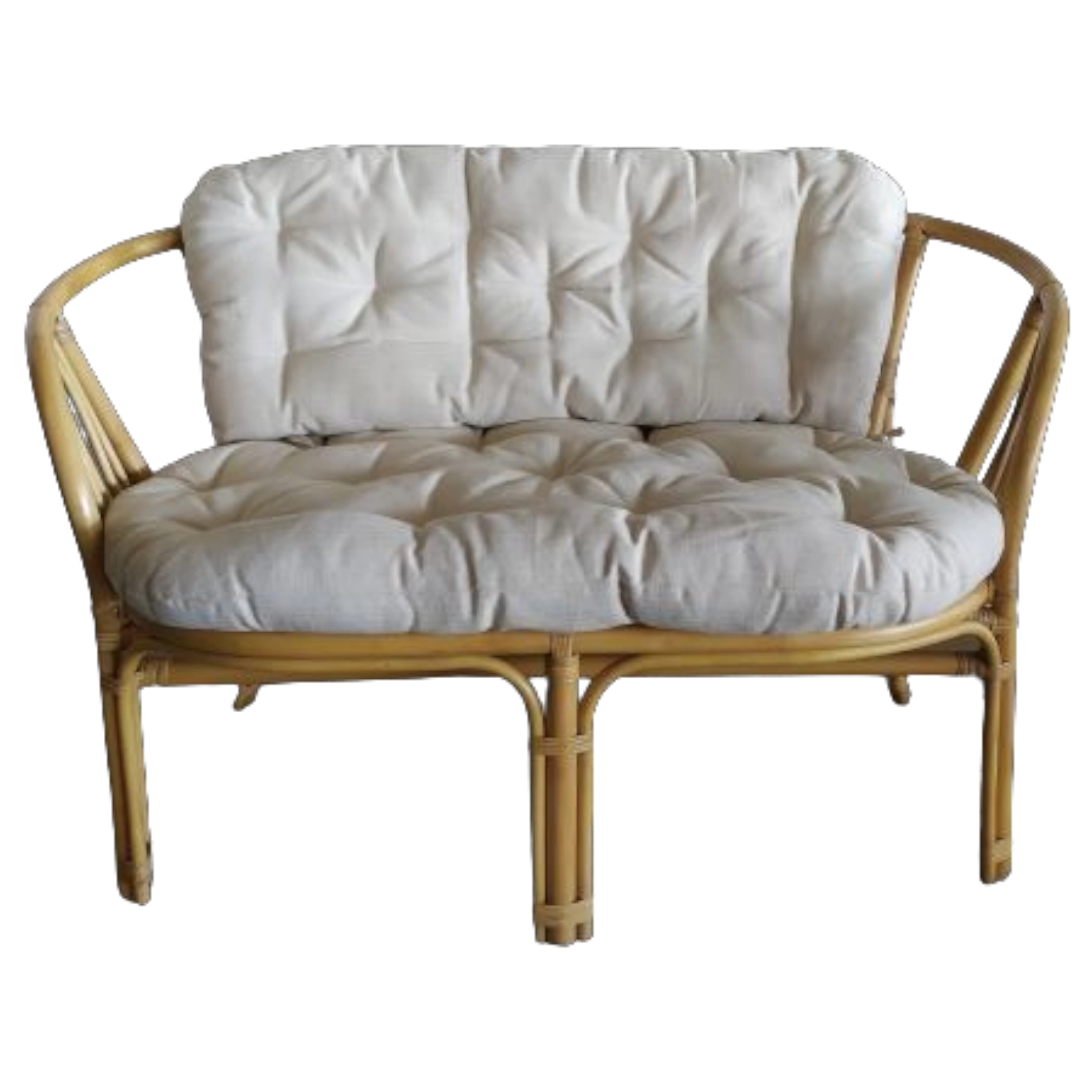 1232042011_2947-BAHAMA-2 OutDoor 2st sofa - Rattan frame - W117xD68xH70 Cm