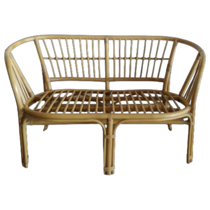 OutDoor 2st sofa - Rattan frame - W117xD68xH70 Cm
