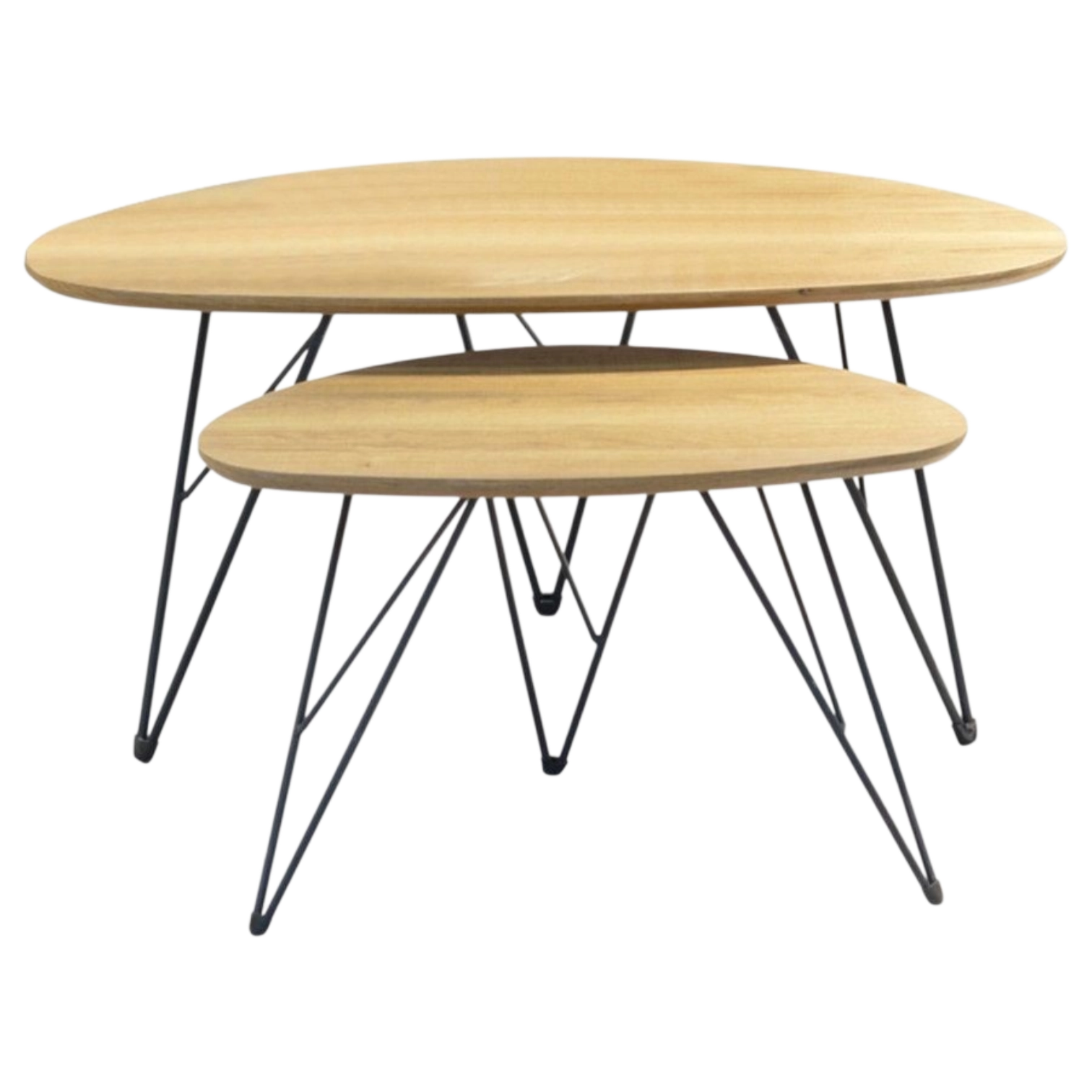 12325039002_2827-CT2537 Skien Coffee Table — MDF, Metal, Wood — Black, Natural