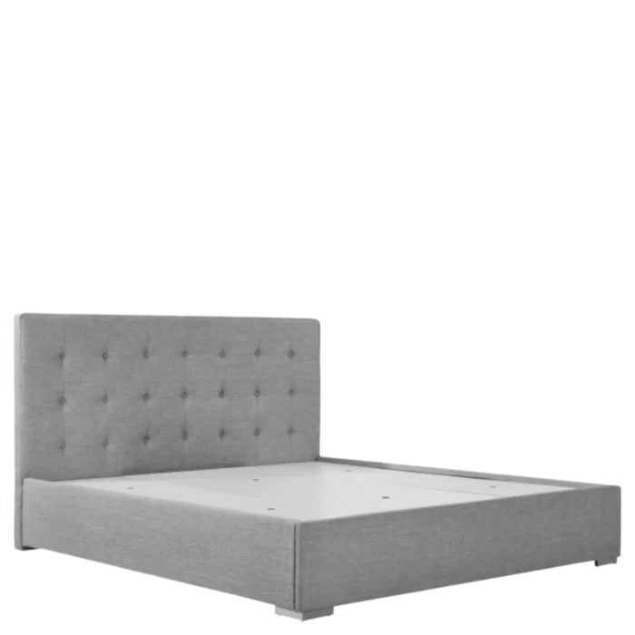 Double Bed - Fabric- Lighr Grey - 150x200cm