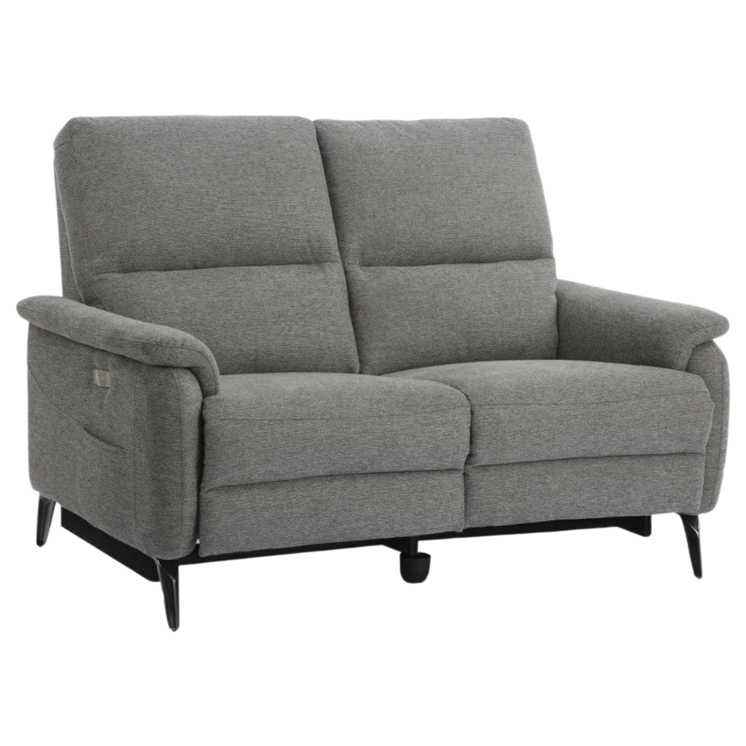 12330041002_SX-81347-2-1 2 Seat ELECTRIC Sofa– ASSEN 2 – Grey Fabric Upholstery –W197*D98*H100
