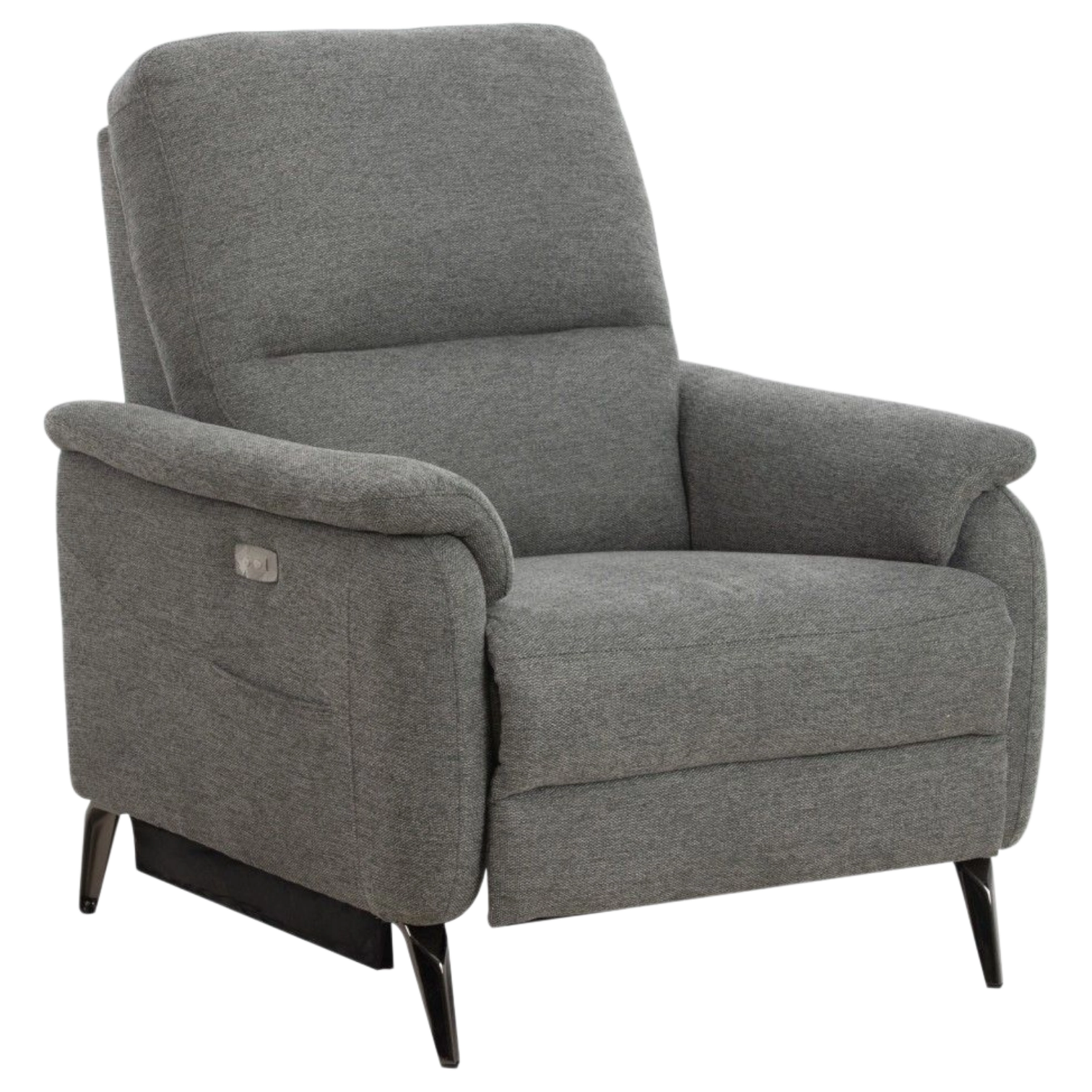 12330041003_SX-81347-1-3 1 Seat ELECTRIC Sofa– ASSEN 1 – Grey Fabric Upholstery –W197*D98*H100