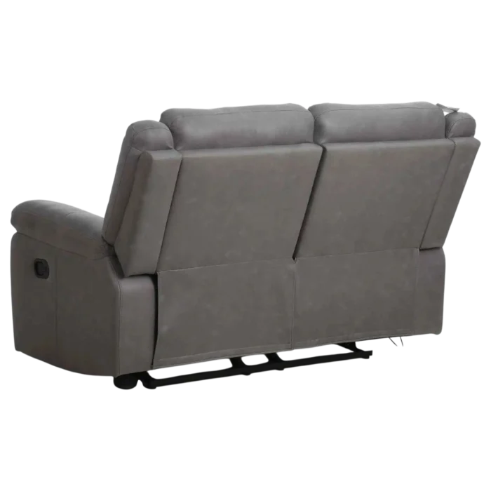 2 Seate ELECTRIC Sofa– ASSEN 2 – Dark Grey MICROFIBER Upholstery –W152*D95*H102CM