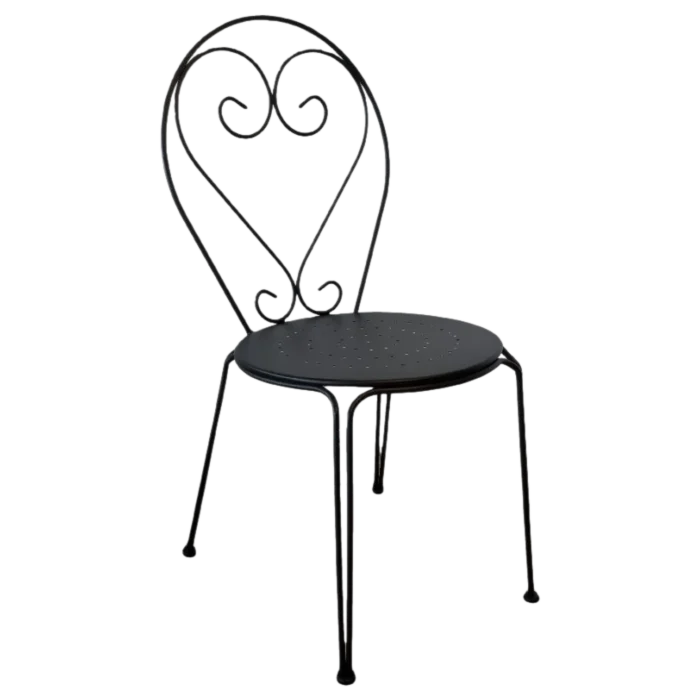 Gela Chair — Metal — Black — 43(W) x 52(D) x 89(H) cm