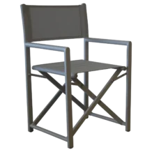 Rimini Outdoor armChair — Aluminum, Textline- grey - W56xD48xH86cm