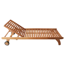 SANIA TEAK SUNBED 198x65x33cm