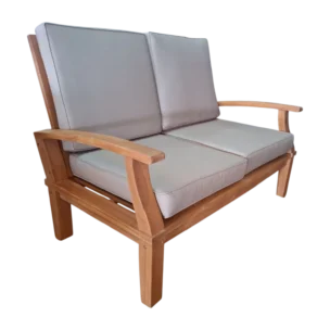 OutDoor Coffee Set — Teak Comfort Set Coffee Table — Fabric, Teak, Wood