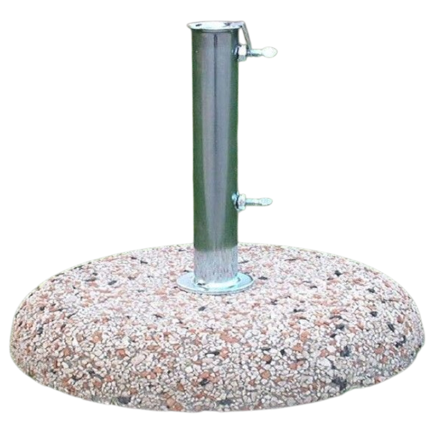 1310006001_1547-KAPAA Round Umbrella Base - Maui 35 - Granite and steel - 35kg - Ø54cm