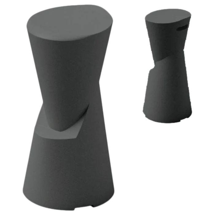 DOT BarStool - Anthracite - Plastic