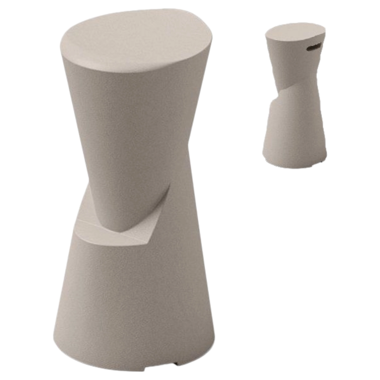 1327004001_DOT-stool-taupe DOT BarStool - Taupe - Plastic