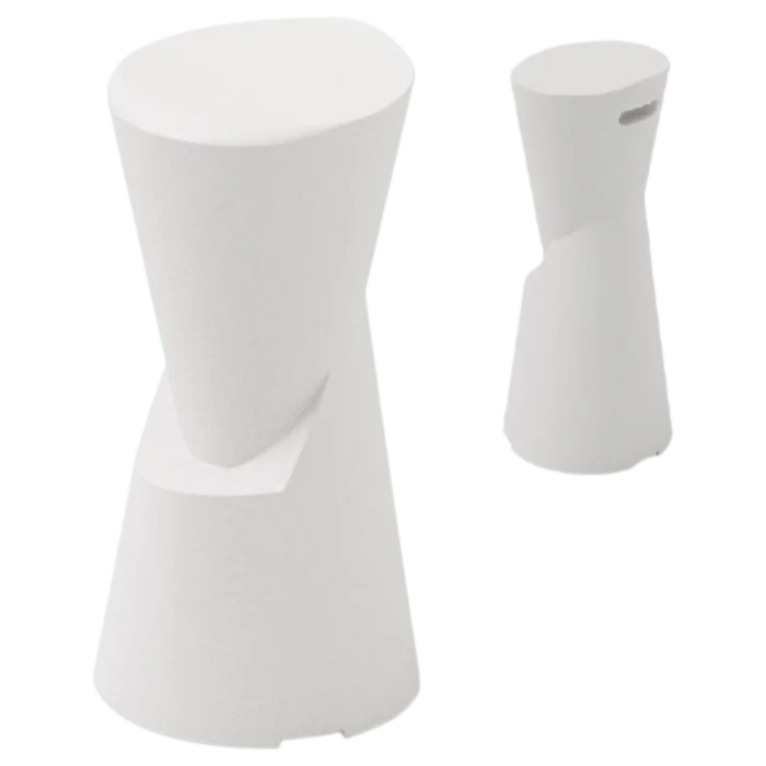 DOT BarStool - White - Plastic