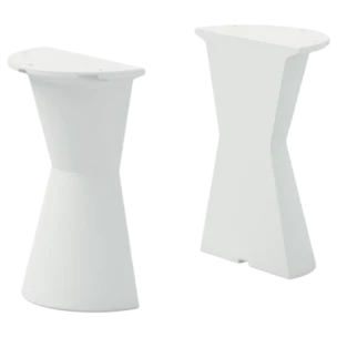 DOT Bar Table Base - White - Plastic