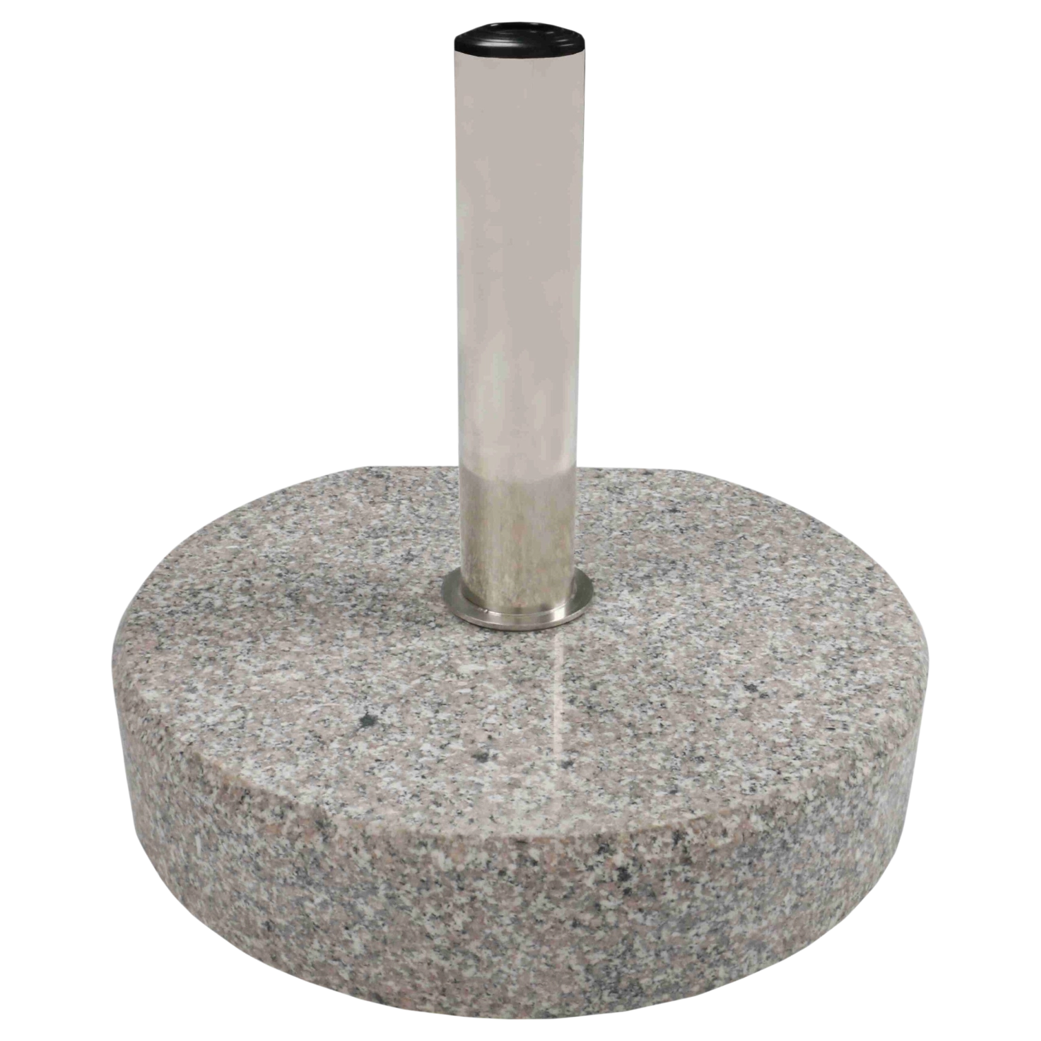 1328006003_GR50-020-2-scaled Round Umbrella Base - 35kg - STAINLESS STEEL TUBE Granite
